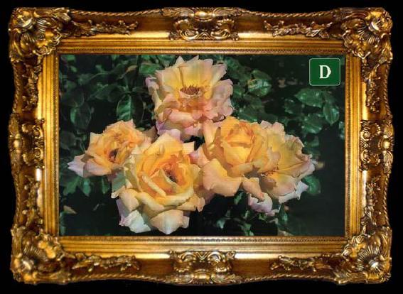 framed  unknow artist Still life floral, all kinds of reality flowers oil painting  204, ta009-2